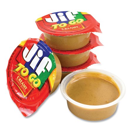 JIF Spreads, Creamy Peanut Butter, 1.5 oz Cup, PK36 24143